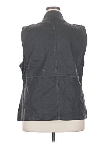 Per Se Denim Vest - back