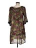 Millenium 100% Rayon Print Green Casual Dress Size M - photo 2