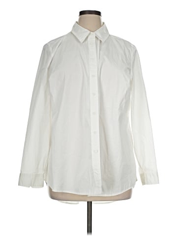 Lane Bryant Long Sleeve Button-Down Shirt (view 1)