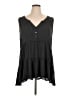 Indigo Thread Co. 100% Rayon Black Sleeveless Blouse Size XL - photo 1