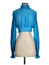 Shein Blue Long Sleeve Blouse Size 4 - photo 1