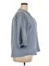Unbranded Polka Dots Blue 3/4 Sleeve Blouse Size XXL - photo 4