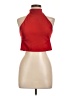 Boohoo Red Sleeveless Blouse Size 10 - photo 1
