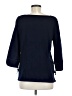 Talbots 100% Cotton Blue 3/4 Sleeve Top Size M - photo 2