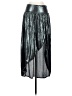 Assorted Brands Metallic Silver Casual Skirt Size S - photo 1