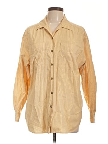 Lizwear by Liz Claiborne 3/4 Sleeve Button-Down Shirt (view 1)