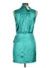 Do & Be 100% Polyester Solid Teal Cocktail Dress Size M - photo 2