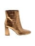 Sam Edelman Gold Ankle Boots Size 9 - photo 1