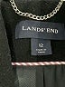 Lands' End Black Wool Coat Size 12 - photo 6