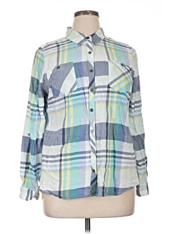 Relativity Long Sleeve Button-Down Shirt (view 1)