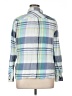 Relativity 100% Cotton Plaid Blue Long Sleeve Button-Down Shirt Size XL - photo 2