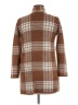 Talbots Checkered-gingham Brown Cardigan Size M (petite) - photo 2