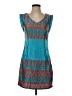 DY Design Graphic Teal Casual Dress Size S - photo 1