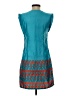 DY Design Graphic Teal Casual Dress Size S - photo 2