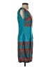 DY Design Graphic Teal Casual Dress Size S - photo 4