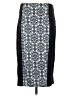 Body Central Graphic Black Formal Skirt Size 4 - photo 1