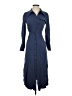 MNG Blue Casual Dress Size 4 - photo 1