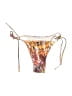 Unbranded Print Orange Swimsuit Bottoms Size S - photo 2