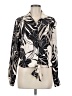 Joseph Ribkoff Print Ivory Long Sleeve Blouse Size 8 - photo 1