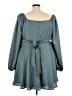Arula 100% Polyester Teal Casual Dress Size 3X - photo 2
