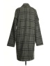 Mystree 100% Polyester Plaid Gray Coat Size S - photo 2