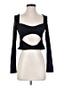 Peppermayo Black Long Sleeve Top Size 4 - photo 1