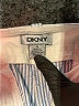 DKNY 100% Cotton Chevron-herringbone Blue Shorts Size 14 - photo 3