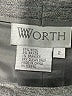 Worth Chevron-herringbone Gray Dress Pants Size 2 - photo 7
