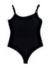 Honey Punch Solid Black Bodysuit Size M - photo 1