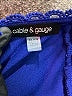 Cable & Gauge Blue Short Sleeve Blouse Size XL - photo 7