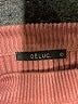 Dèluc Pink Brown Turtleneck Sweater Size S - photo 7