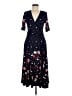 Boden Floral Blue Casual Dress Size 8 - photo 1