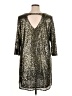Worthington 100% Polyester Metallic Gold Cocktail Dress Size XL - photo 2