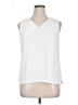 Elizabeth & Clarke 100% Polyester White Sleeveless Blouse Size 14 - photo 1