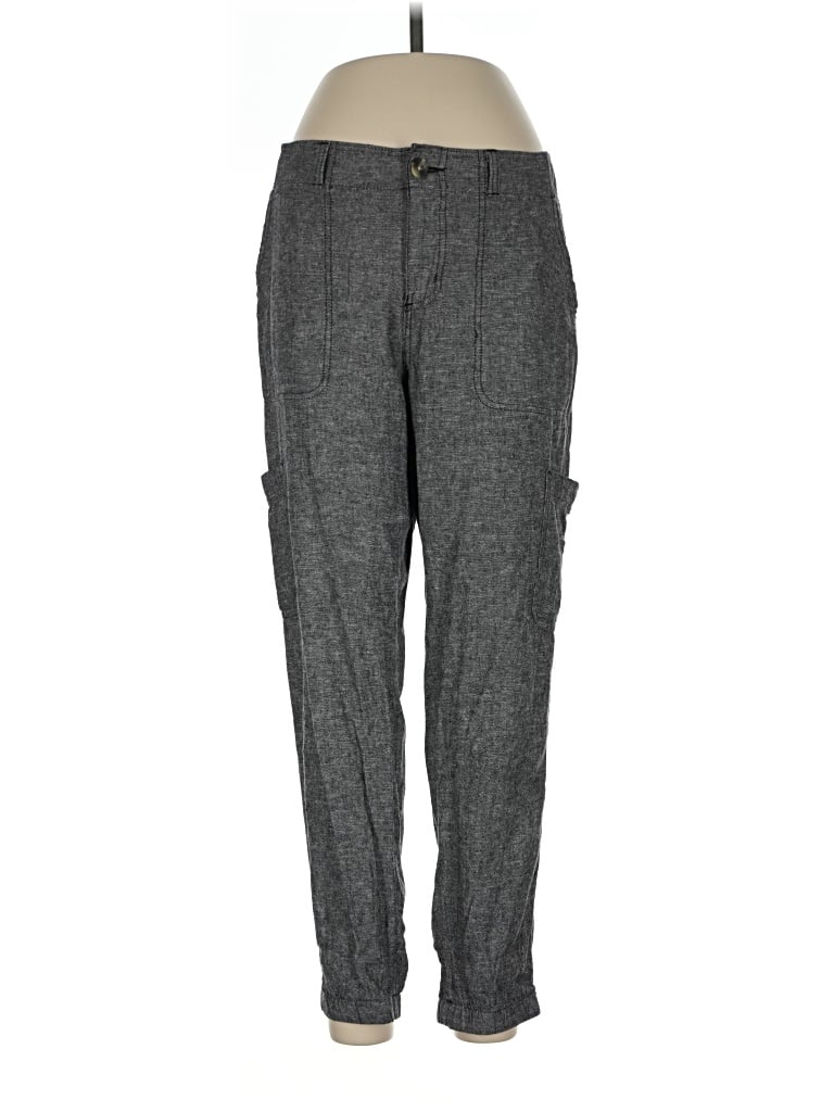 Pre-owned Sonoma Goods For Life Linen Pants In Gray