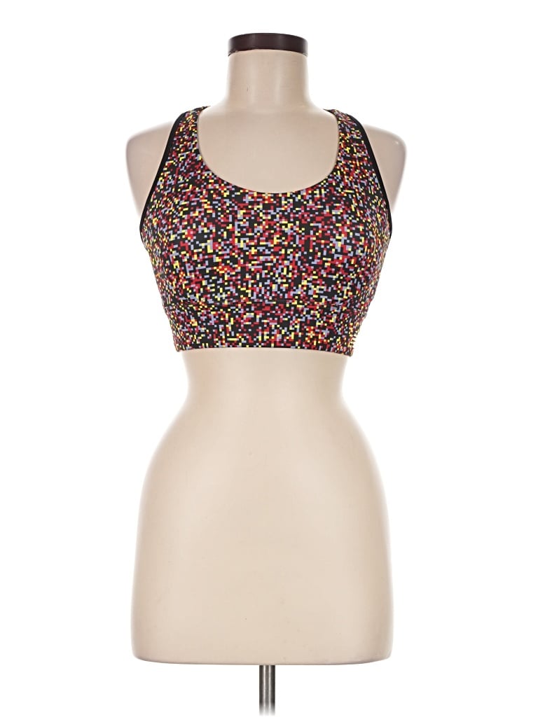 Pre-owned New Balance Tank Top Gold Halter Neckline Tops