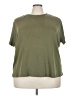 Basic Editions Green Short Sleeve T-Shirt Size 3X - photo 1