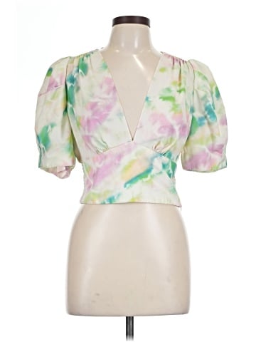 Amanda Uprichard Short Sleeve Blouse (view 1)