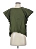 Zara Basic Green Short Sleeve Top Size 28 - photo 1
