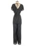 Charlotte Russe Stripes Gray Jumpsuit Size S - photo 2