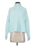 Pilcro Solid Teal Turtleneck Sweater Size XS - photo 1