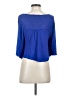 Julie's Closet Blue 3/4 Sleeve Blouse Size 4X - photo 2