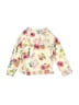 Little Me 100% Polyester Floral Yellow Long Sleeve Blouse Size 6-9 mo - photo 2