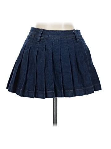7 For All Mankind Denim Skirt (view 2)