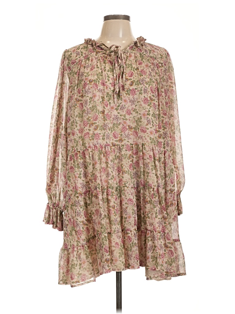 Pre-owned Dress Forum Casual Dress In Tan