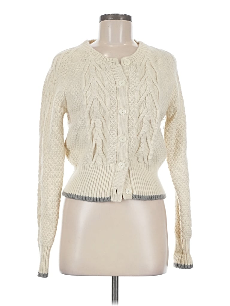 Pre-owned C. Wonder Cardigan Sweater In Ivory