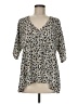 Mittoshop 100% Polyester Ivory 3/4 Sleeve Blouse Size M - photo 1