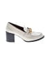 Tory Burch 100% Leather Ivory Tan Heels Size 9M - photo 1