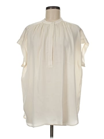 Vince. Sleeveless Silk Top (view 1)