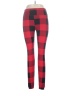 No Boundaries Plaid Red Leggings Size L - photo 1